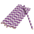 Paper Straws/Purple